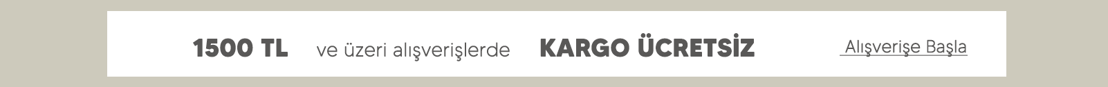 ücretsiz kargo